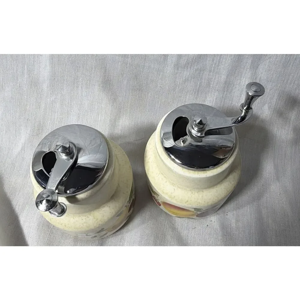 Lenox Temper Ware Summer Harvest Spice Salt‎ and Pepper Shaker Grinder